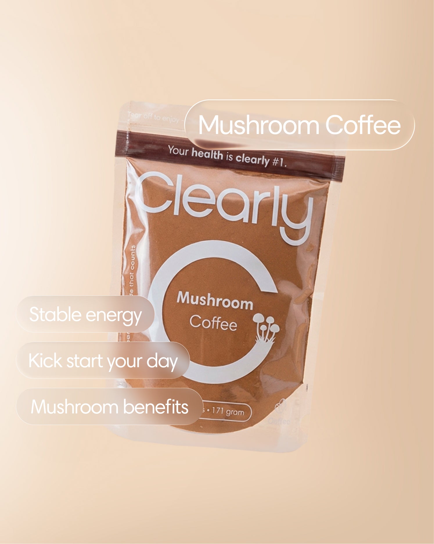  Clearly - Mushroom coffee